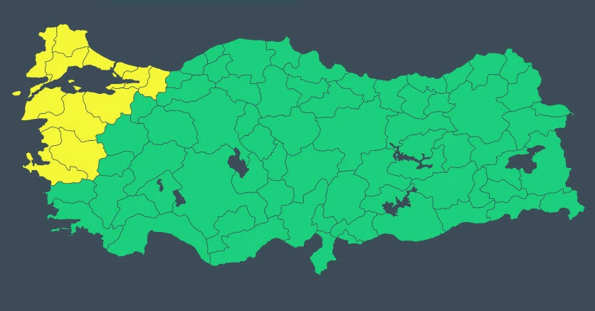 O illerde yaşayanlar dikkat! Meteorolojiden sağanak uyarısı